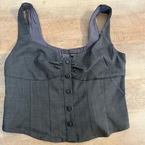 Fashion Nova vest crop top